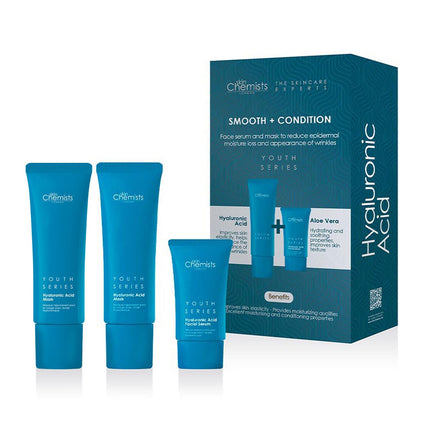 skinChemists US - Hyaluronic Acid Smooth & Condition Kit + Free Hyaluronic Acid Mask 50ml