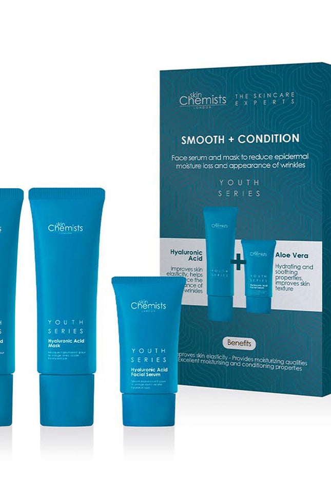 skinChemists US - Hyaluronic Acid Smooth & Condition Kit + Free Hyaluronic Acid Mask 50ml