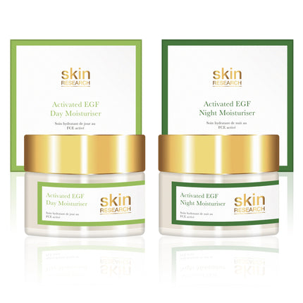 skinChemists US - K2 Activated EGF day moisturiser + Activated EGF night moisturiser