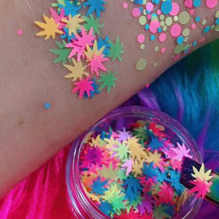 Inked Doll Cosmetics - KALEIDOSCOPE 420 *UV* Festival Glitter Confetti