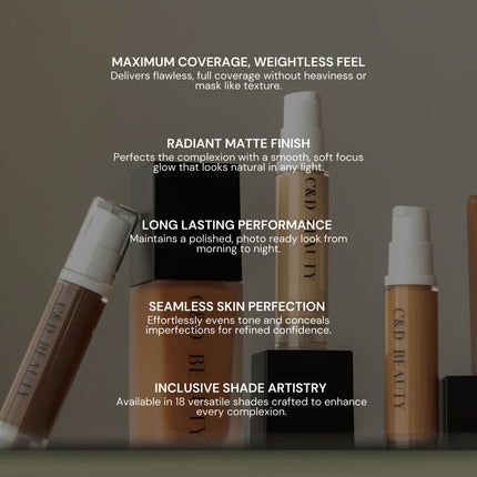 C & D Beauty - Mini Full Coverage Foundation