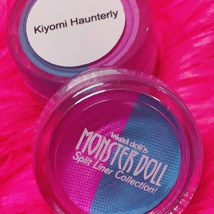 Inked Doll Cosmetics - (HUGE!) Monster Doll KIYOMI HAUNTERLY *UV Neon Pastel* SPLIT LINER/FACE/BODY PAINT