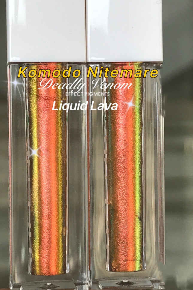 Inked Doll Cosmetics - "KOMODO NITEMARE" Deadly Venom LIQUID LAVA Effect Pigments