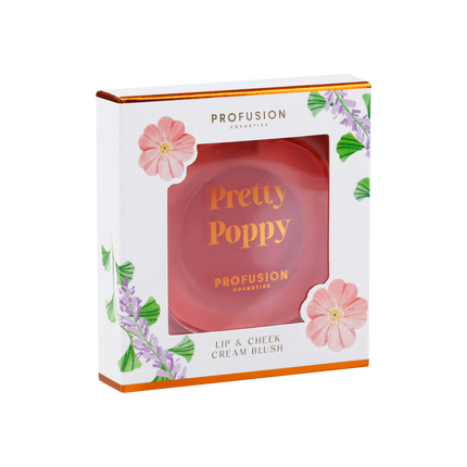 Profusion Cosmetics - Petal Perfect | Pretty Poppy Lip & Cheek Cream Blush