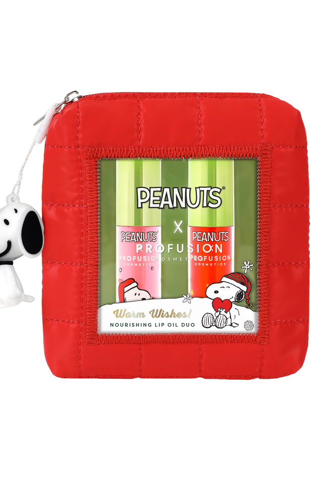 Profusion Cosmetics - Peanuts Holiday | Warm Wishes Nourishing Lip Oil Duo
