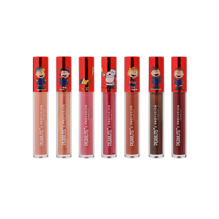 Profusion Cosmetics - Peanuts Holiday | The Joy of Giving 7PC Lip Gloss Set