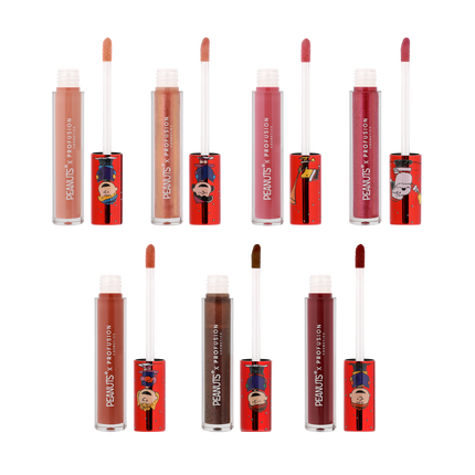 Profusion Cosmetics - Peanuts Holiday | The Joy of Giving 7PC Lip Gloss Set