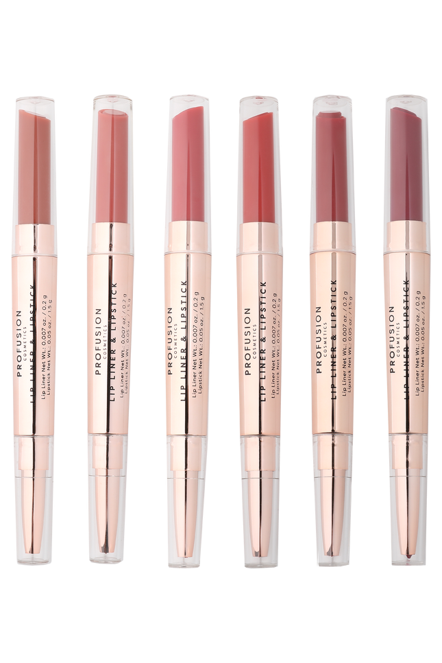 Profusion Cosmetics - Lunar Lips 6 PC Lipstick & Liner Set