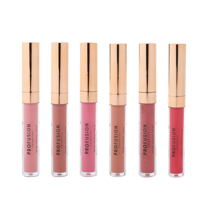 Profusion Cosmetics - Glossy Pout 6 PC Lip Gloss Set
