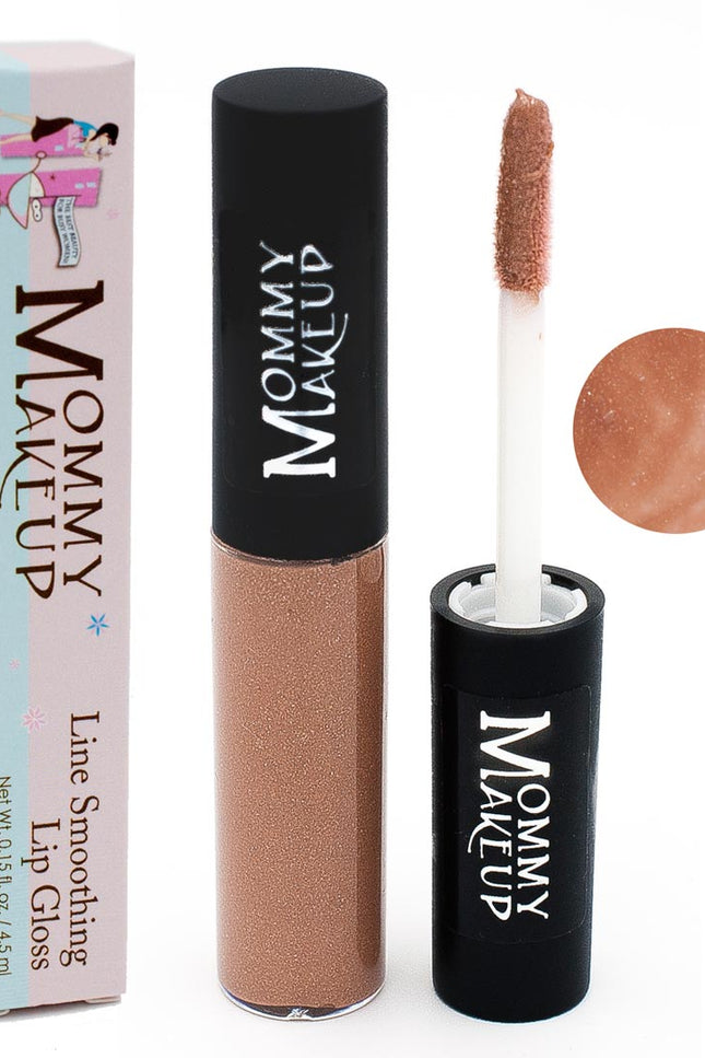 Mommy Makeup - Line Smoothing Lip Gloss | Paraben-free Plumping Gloss - Coco