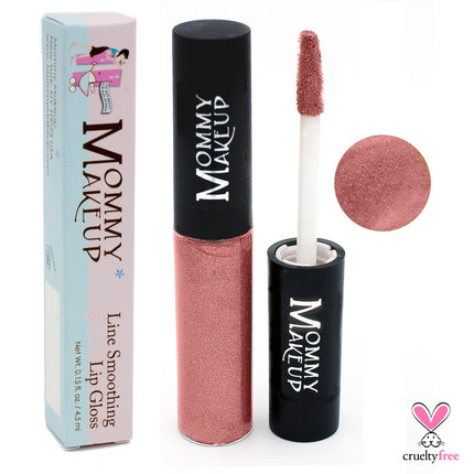 Mommy Makeup - Line Smoothing Lip Gloss | Paraben-free Plumping Gloss - Brandy Girl