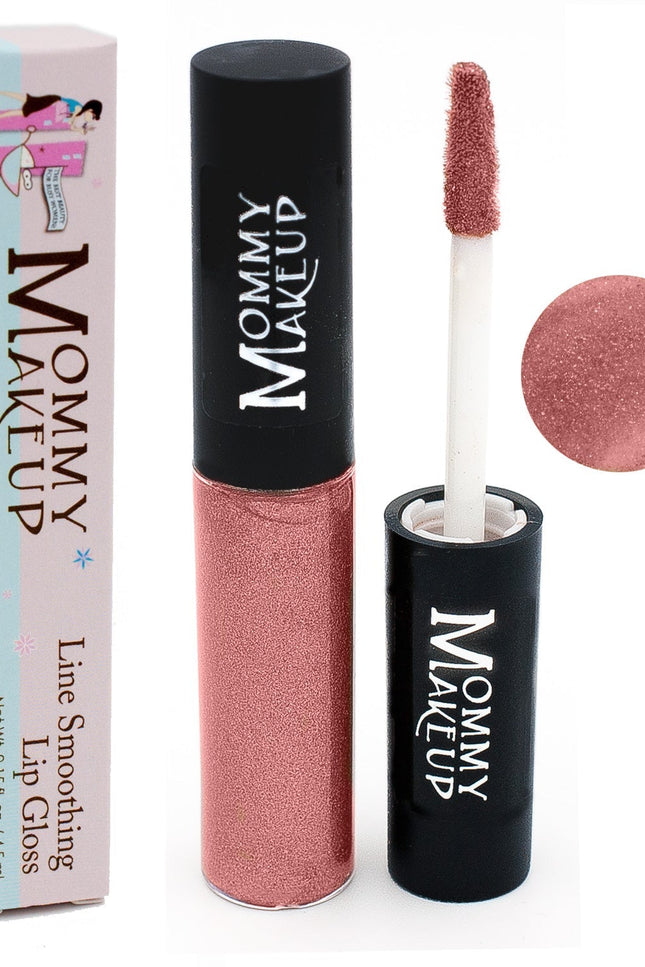 Mommy Makeup - Line Smoothing Lip Gloss | Paraben-free Plumping Gloss - Brandy Girl