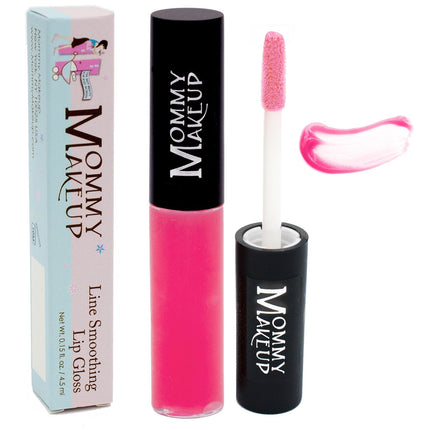 Mommy Makeup - Line Smoothing Lip Gloss | Paraben-free Plumping Gloss - Shirley Temple