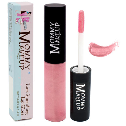 Mommy Makeup - Line Smoothing Lip Gloss | Paraben-free Plumping Gloss - Pinkalicious