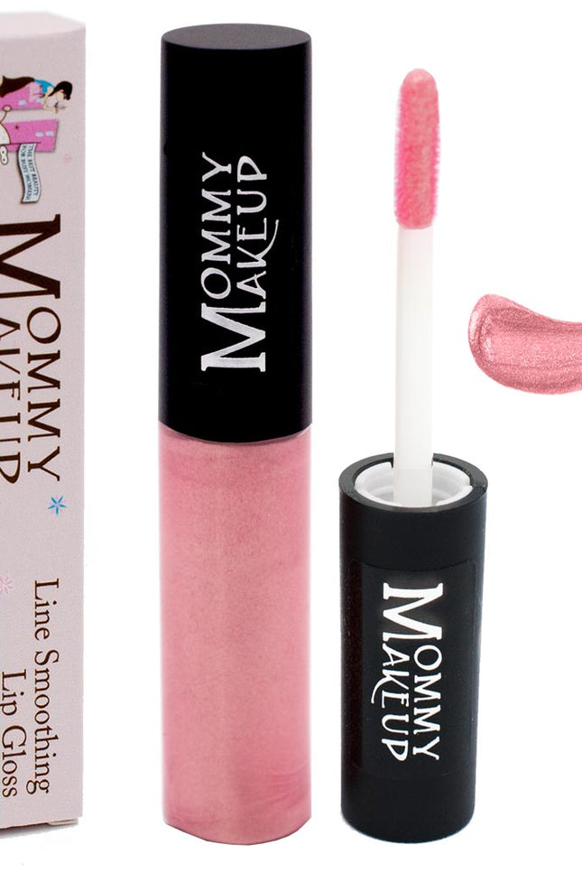 Mommy Makeup - Line Smoothing Lip Gloss | Paraben-free Plumping Gloss - Pinkalicious