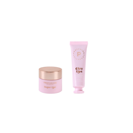 Profusion Cosmetics - Frosted Snow Sparkle | Sugar Lip Scrub and Hydrating Lip Balm