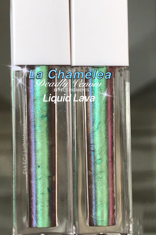 Inked Doll Cosmetics - "LA CHAMELEA" Deadly Venom LIQUID LAVA Effect Pigments