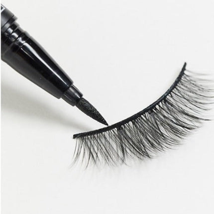 Sydoni - MOST LOVED! FELT TIP STRIP LASH GLUE and EYELINER IN ONE Net. Wt. 0.7 ml