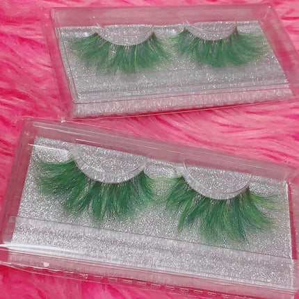 Inked Doll Cosmetics - *LEPRECHAUN* (Green) DreamDoll Color Lashes !