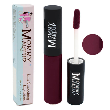 Mommy Makeup - Line Smoothing Lip Gloss | Paraben-free Plumping Gloss - No Wine-ing