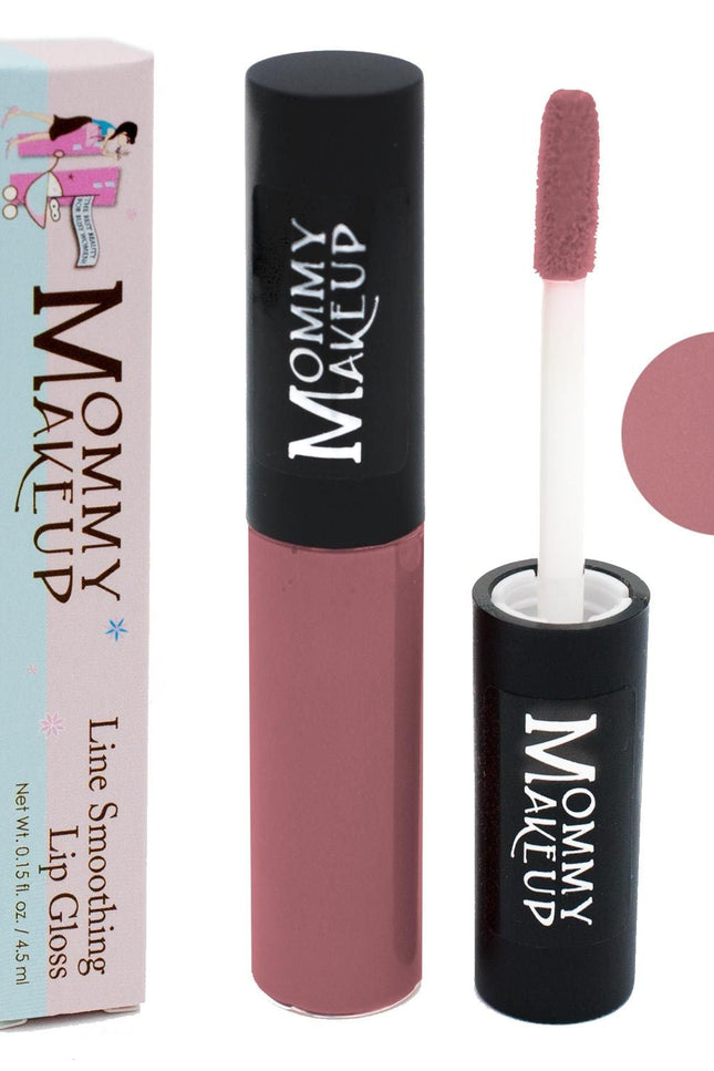Mommy Makeup - Line Smoothing Lip Gloss | Paraben-free Plumping Gloss - Berry Chic