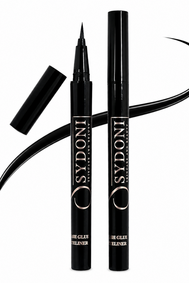 Sydoni - MOST LOVED! FELT TIP STRIP LASH GLUE and EYELINER IN ONE Net. Wt. 0.7 ml