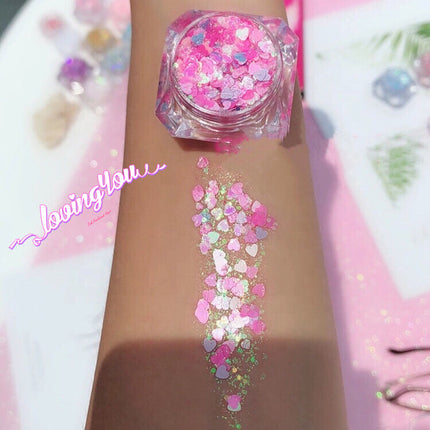 Inked Doll Cosmetics - LOVING YOU Mermaid Jelly (Face/Body/Hair) Glitter Gel