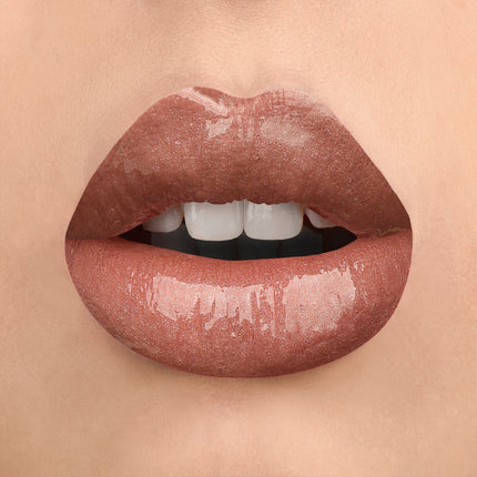Sydoni - SHADE V6 LUSTRE VINYL FINISH LIPGLOSS - Sheer Brown with Light Gold Shimmer