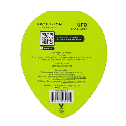 Profusion Cosmetics - UFO | SFX Glow-In-The-Dark Lashes
