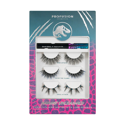 Profusion Cosmetics - Jurassic World | Nature Unleashed 3pc Lash Set