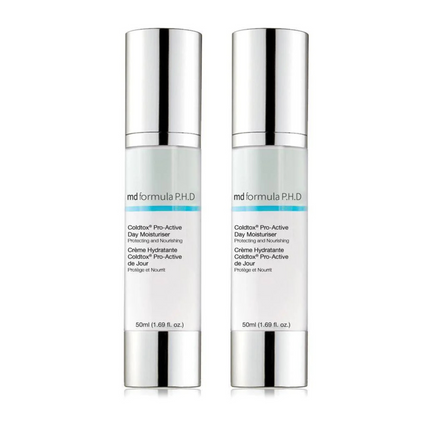 skinChemists US - MD Formula Coldtox Pro-Active Day Moisturiser 50ml Twin Value Savings Pack