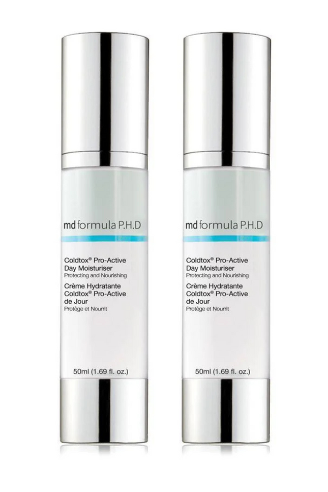 skinChemists US - MD Formula Coldtox Pro-Active Day Moisturiser 50ml Twin Value Savings Pack