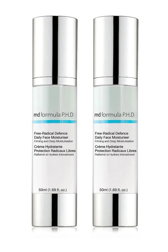 skinChemists US - MD Formula Free Radical Defence Daily Moisturiser 50ml Twin Value Savings Pack