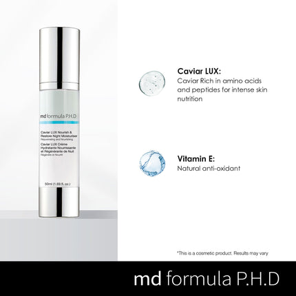 skinChemists US - Caviar LUX Nourish & Restore Night Moisturiser 50ml