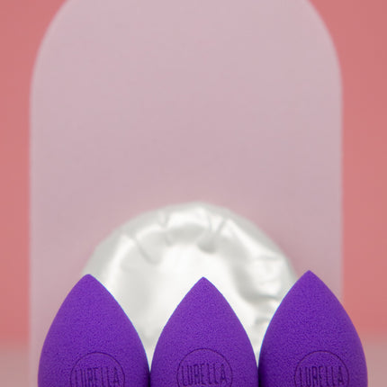 Lurella Cosmetics - Mini Teardrop Sponge Pack - Black