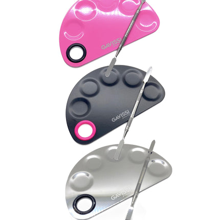 Gavissi Beauty - MIXING TRAY AND SPATULA KIT - PINK