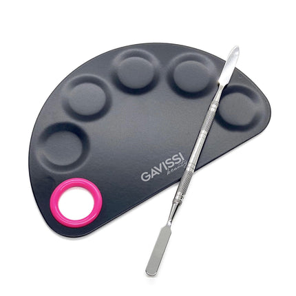 Gavissi Beauty - MIXING TRAY AND SPATULA KIT - BLACK