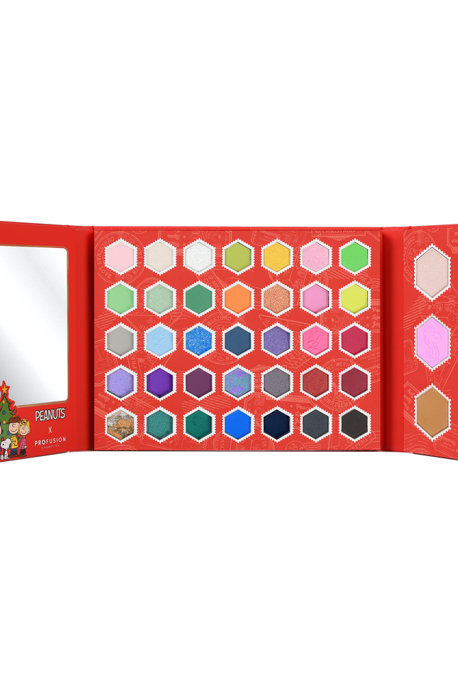 Profusion Cosmetics - Peanuts Holiday | Snoopy's Starlit Holiday 41 Shade Face & Eye Palette
