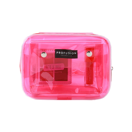 Profusion Cosmetics - It's a Vibe | Festival Ready 3-pc Bag & Cosmetic Set