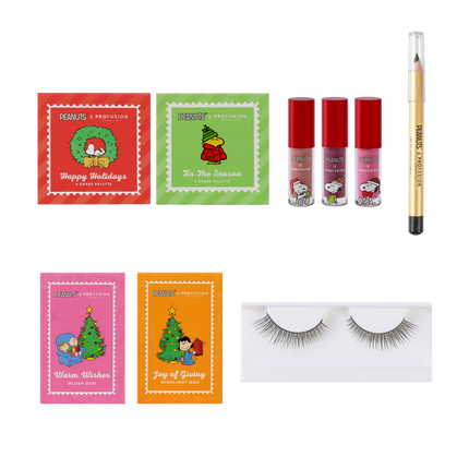 Profusion Cosmetics - Peanuts Holiday | Merry Christmas Charlie Brown Vanity Set