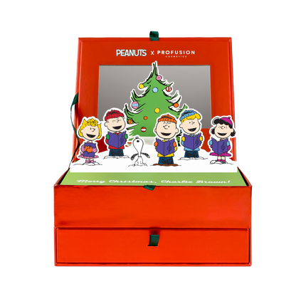 Profusion Cosmetics - Peanuts Holiday | Merry Christmas Charlie Brown Vanity Set