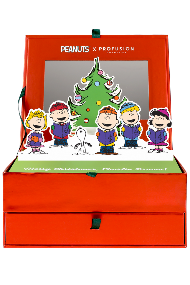 Profusion Cosmetics - Peanuts Holiday | Merry Christmas Charlie Brown Vanity Set