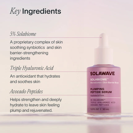 Solawave - Pre- & Probiotic Plumping Peptide Serum