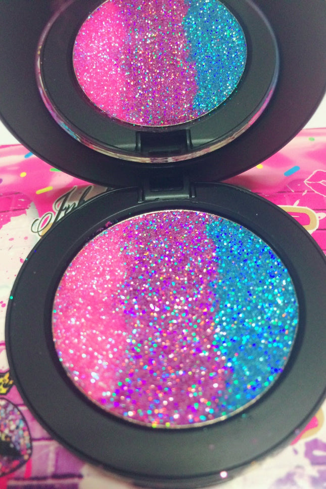Inked Doll Cosmetics - *MERMAID PARADISE !*  Iridescent Glitter Pressed Single!