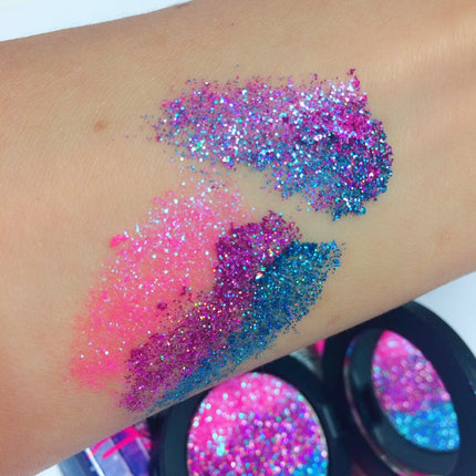 Inked Doll Cosmetics - *MERMAID PARADISE !*  Iridescent Glitter Pressed Single!