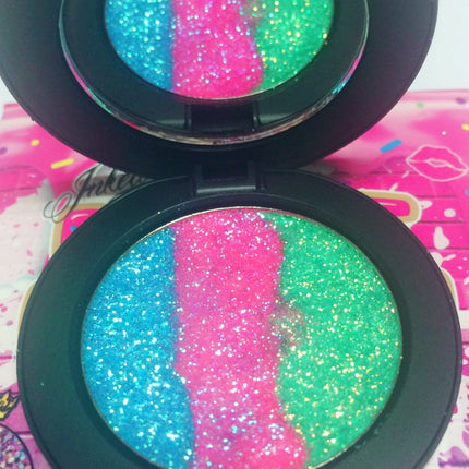 Inked Doll Cosmetics - *MERMAID PRINCESS !*  Iridescent Glitter Pressed Single!