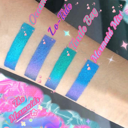 Inked Doll Cosmetics - *ISLAND MERMAID* 4PC Collection Pressed Multi-Chrome/ DUOCHROMES