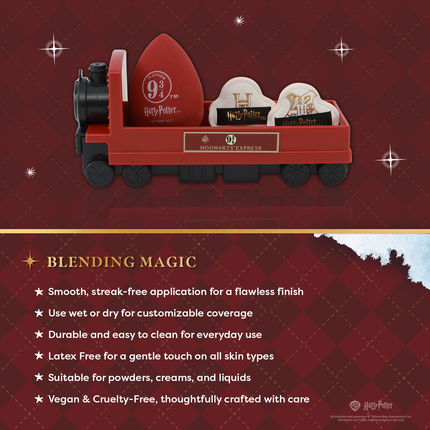 Profusion Cosmetics - Harry Potter Holiday | Hogwarts™ Express Sponge Set