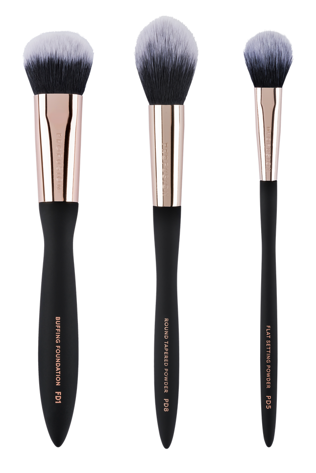 Profusion Cosmetics - Artistry Face Essentials | 3-pc Artistry Face Brush Set