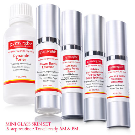 Gymsegbë - Mini Set - Travel Size - Glass Skin Set